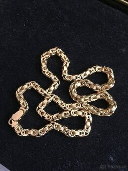 TOP-Zlatý řetízek 18K Žluté plné zlato 750/1000