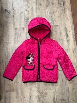 nová prošívaná bunda s fleecem Minnie 110/116