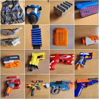 NERF sada pistole + příslušenství