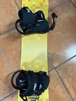 Snowboardové prkno s vázáním vel. 121cm
