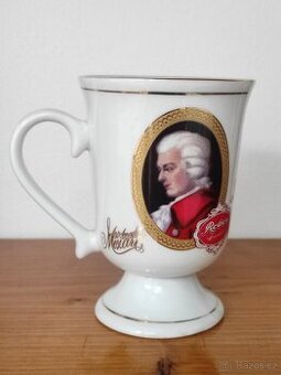 starý hrnek - hrneček Mozart, Ptáčník - kouzelná flétna - 1