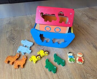 REZERVACE Dřevěná vkládačka Noemova Archa