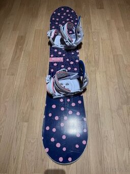 Snowboard set ROXY Poppy 128cm