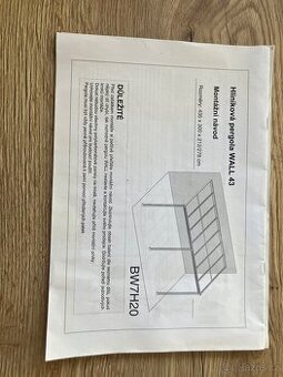 Prodám hliníkovou pergolu