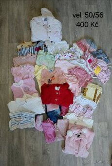 Balík oblečení na holčičku vel. 50/56