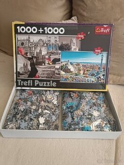Puzzle 1000+1000 dílků