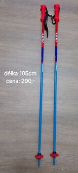 Lyžařské hole zn.Leki, délka 105cm
