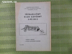 Tříradličný závěsný pluh /pouze kopie/