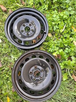 2x plechové disky 5x112 R16