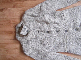 Zimní kabát zn. Tatuum, vlna, vel. M/38, melír