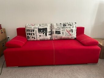 Rozkládací pohovka s úložným prostorem