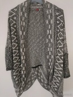 Dámsky černobílý kardigan S. Oliver - 1