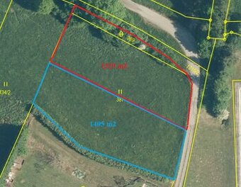 Stavební pozemek pro RD 1405 m2 u Nepomuka