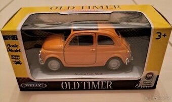 NOVE Fiat 600 1:34 kovová pružina 39 Welly Old Timer
