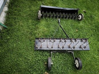 Provzdušňovač trávníku za zahradní traktor