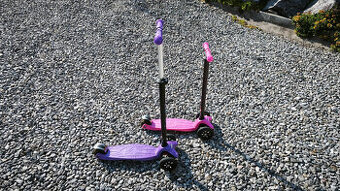 Koloběžka Micro Maxi - naklápění, tři kolečka, výběr barvy