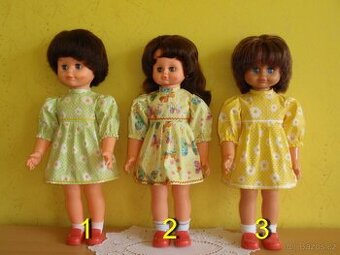 Šatičky na retro panenku Hamiro vysokou 60 cm