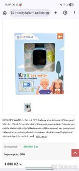 Dětské SmartWatch(GPS,voláním,sms)