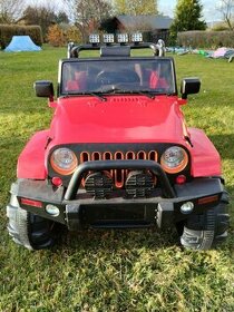 Elektrické autíčko Jeep All Terrain červené