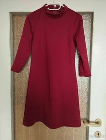 Vínově červené šaty Reserved, vel. 36 - 1