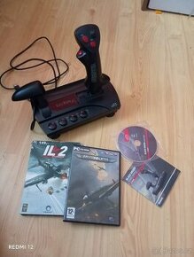 Joystick s hrami letadla