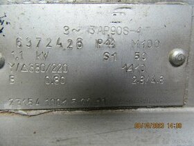 Motor Y/troj. 380/220, 1,1 kW, 1410 ot./min. - 1