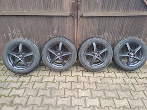 AL kola Ronal 5x112 R16 zimní pneu Barum Polaris 5