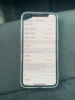 Prodám iPhone x 256 gb na Dily nebo používání funkční