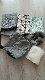 Podložky/taška/kožešina/síťka do kočárku