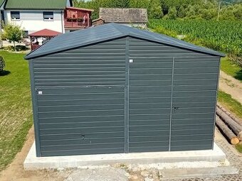 Plechová garáž 6x8m - 1