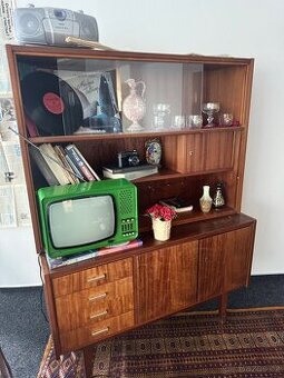 Retro obývací stěna / vitrína