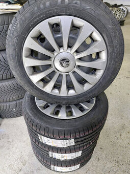 Kompletní kola 15" na Škoda Fabia III. letní nové pneu