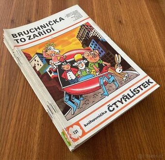 Čtyřlístek, sada 15ks, č 121 až 140 (1984-1986)