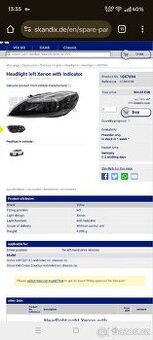 Novy Volvo v40 / cross country 2013- original svetlomet - 1