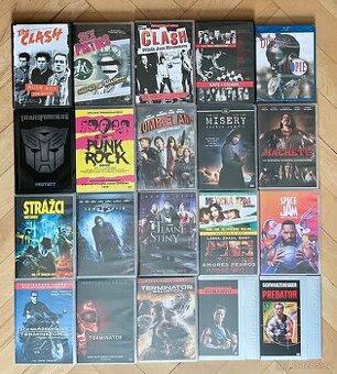 DVD - hudební, akční, komiksové…