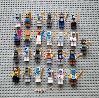 25x Minecraft minifigurky, vzhledove jako lego, 003