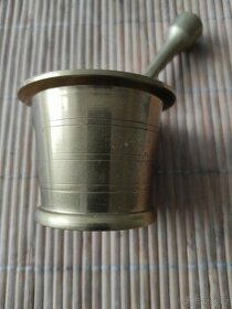 Hmoždíř mosazný - retro - 1