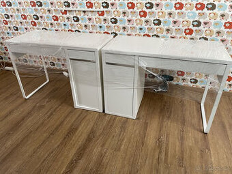 Psací stůl z IKEA - bílý, 2ks