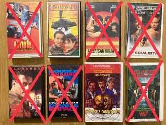 VHS kazety Originál