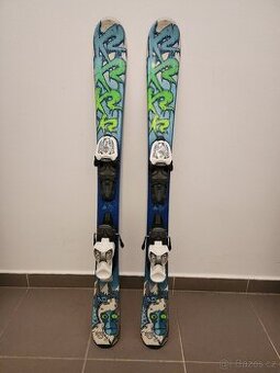 Lyže K2 110 cm + lyžáky Salomon vel. 20