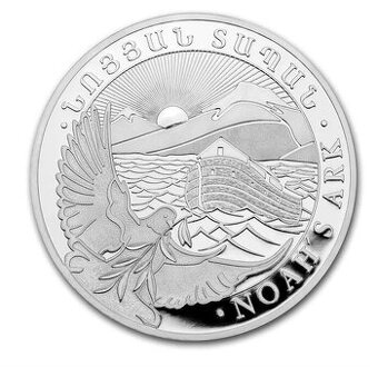 Stříbrná investiční mince - Noemova archa 1 Oz