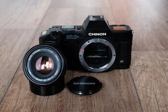 Chinon CP-7m + Chinon auto 50mm f/1.9 - (Pentax K)