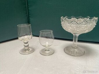 vintage styl, lisované sklo