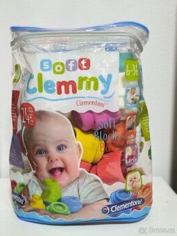 Soft Clemmy blocks / sada 24 měkkých kostiček