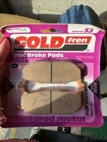 Brzdové destičky goldfren na motorku