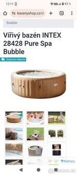 Nafukovací vyřivka INTEX model SB- H20