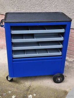 Prodám NEPOUŽITÝ robustní PROFI dílenský vozík na nářadí...