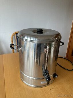 Ohřívač horkých nápojů nerezový 20l na čaj, svařák, punč