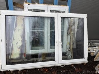Použité plastové 5 - komorové okno