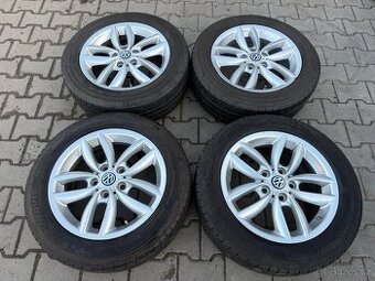 4x al kola 5x120 + pneu letní 215/60 R17C